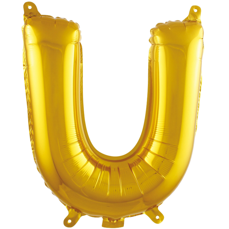 Folyo Balon Gold U 16 İnç 36 Cm